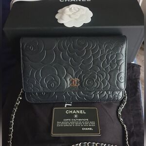 ** SOLD** Chanel Woc Camilia Black